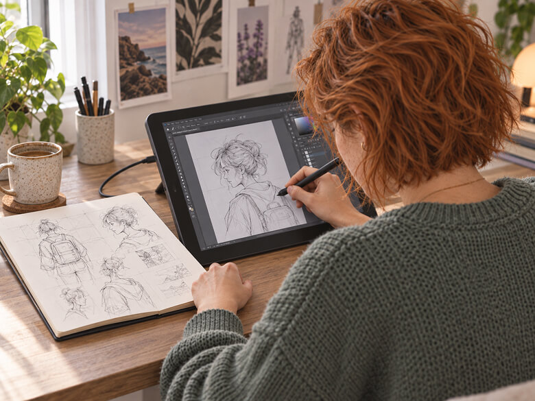 Создание 2D-персонажей в Adobe Photoshop